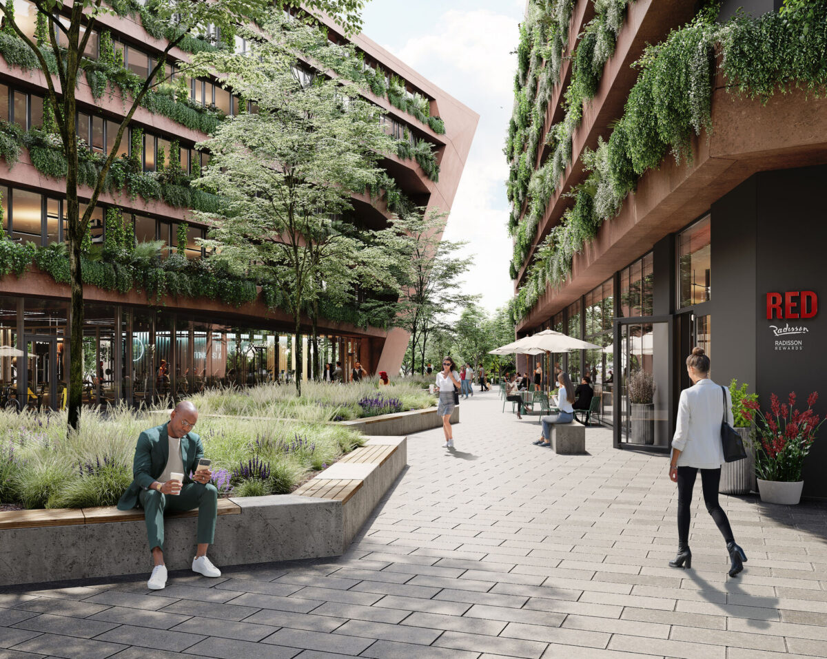 CANNION Stuttgart, NeckarPark – Luftbild des Quartiers